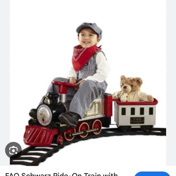 FAO schwarz ride on train - Picture 1 of 3